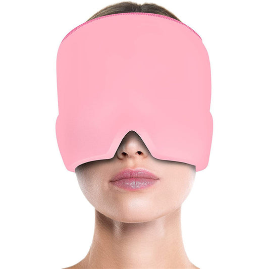 Migraine Relief Hat Ice Pack Headache Gel Mask